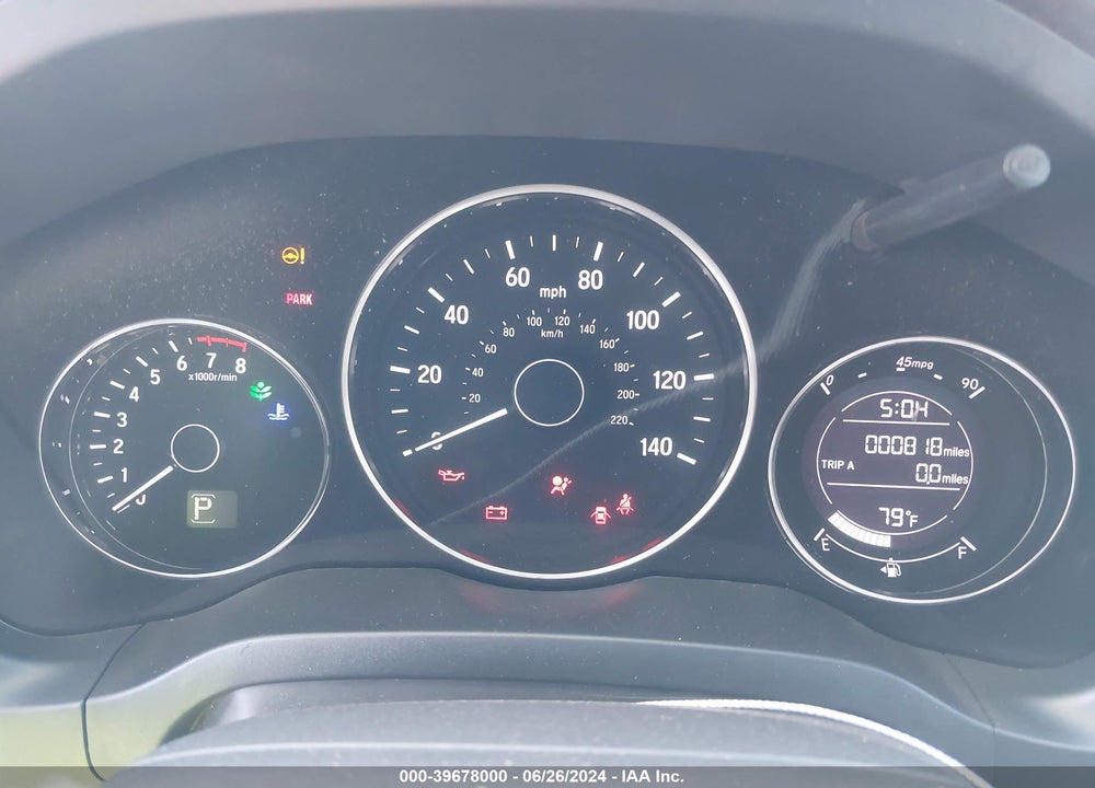 2020 HONDA HR-V 2WD SPORT VIN: 3CZRU5H1XLM701243