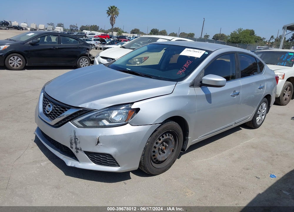 2016 NISSAN SENTRA SV VIN: 3N1AB7AP9GY309018