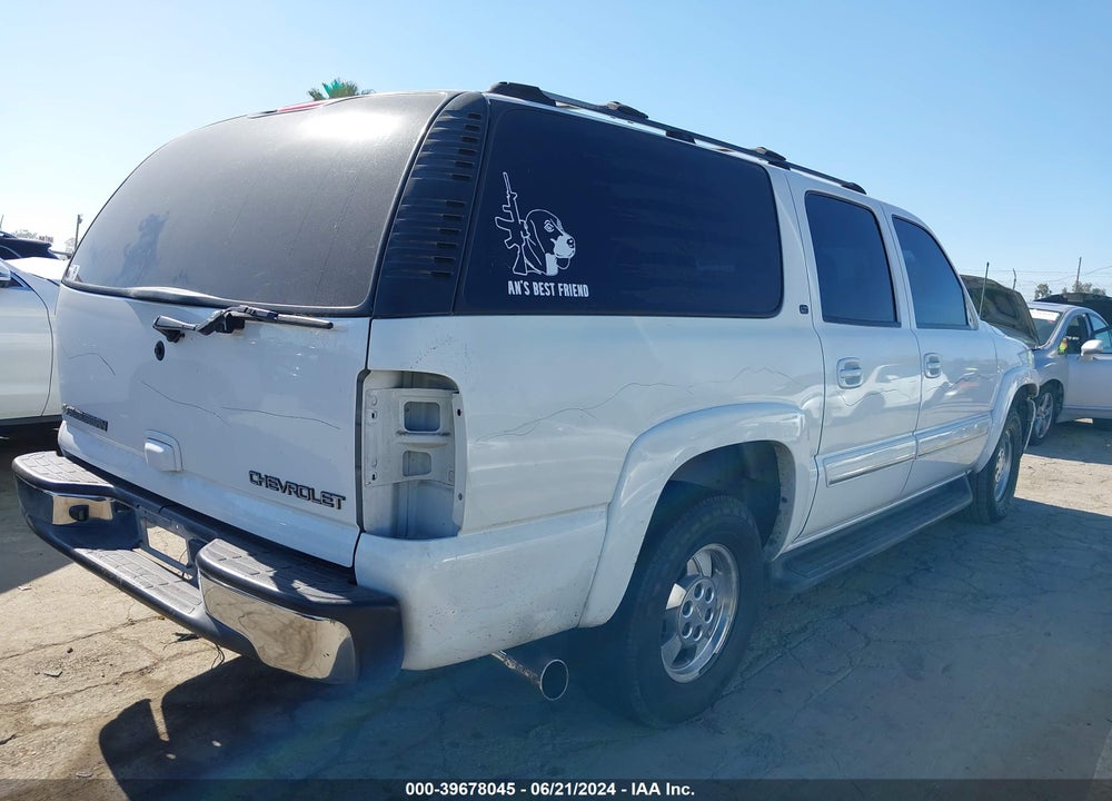 2005 CHEVROLET SUBURBAN 1500 LT VIN: 3GNEC16Z25G203992