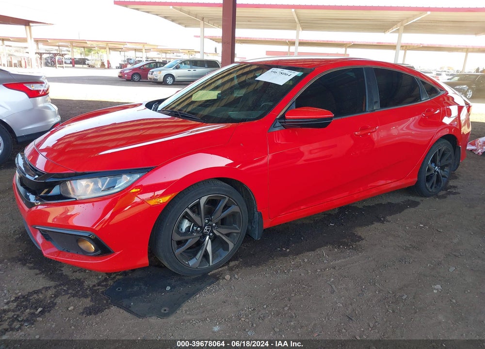 2020 HONDA CIVIC SPORT VIN: 2HGFC2E87LH550728