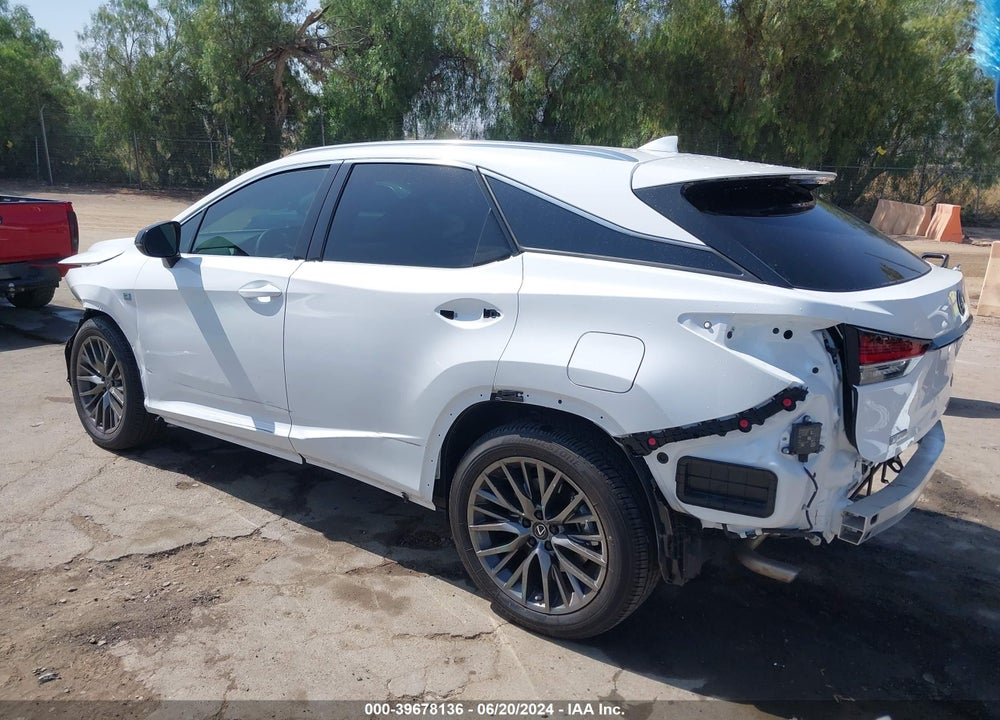 2022 LEXUS RX 350 F SPORT HANDLING VIN: 2T2YZMDA0NC324190
