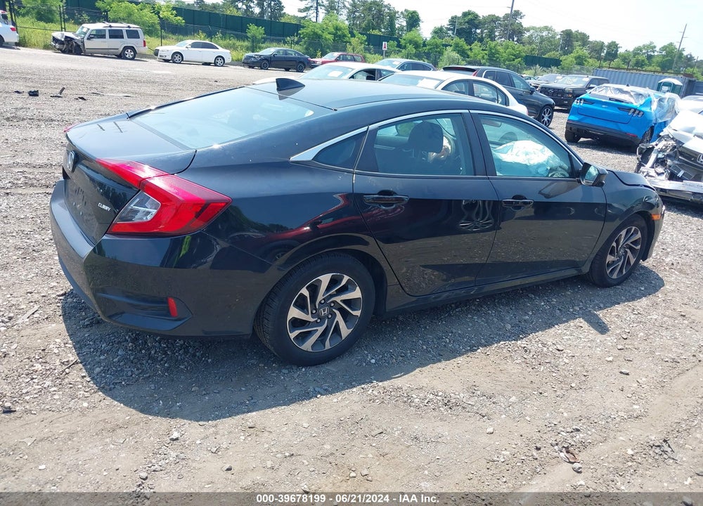 2018 HONDA CIVIC EX VIN: 2HGFC2F72JH521544
