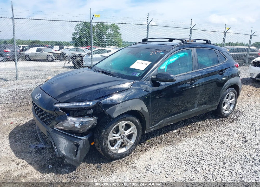 2022 HYUNDAI KONA VIN: KM8K3CAB6NU760348