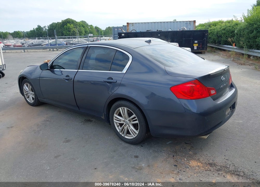 2012 INFINITI G37 JOURNEY VIN: JN1CV6AP5CM931333