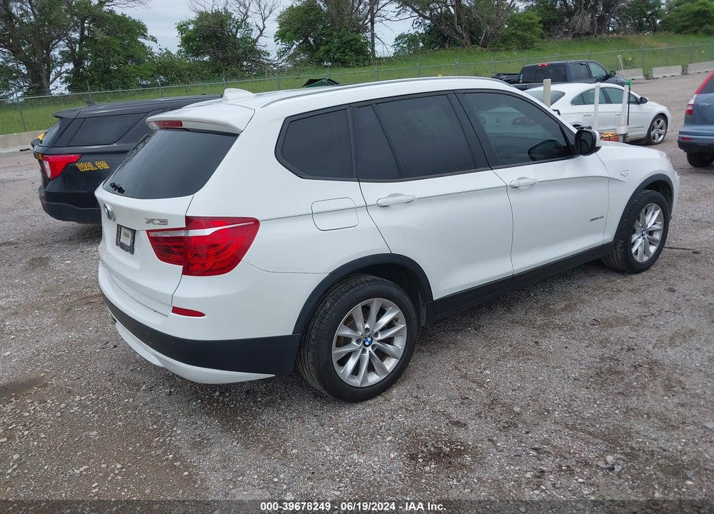 2014 BMW X3 XDRIVE28I VIN: 5UXWX9C50E0D41831