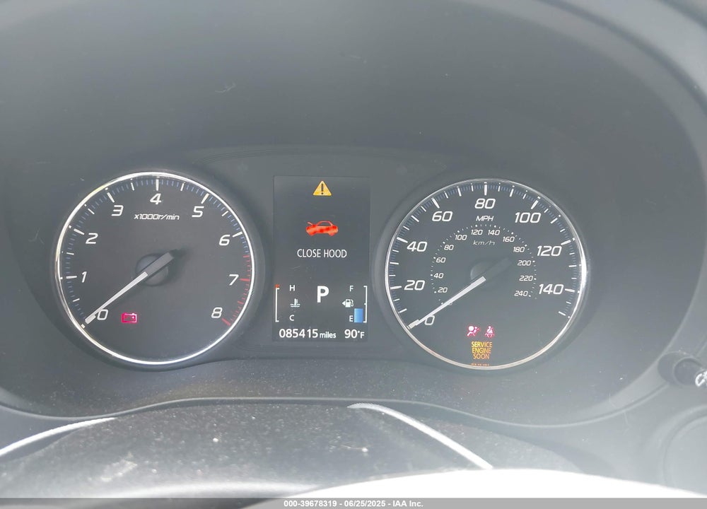 2019 MITSUBISHI OUTLANDER ES VIN: JA4AD2A31KZ038066
