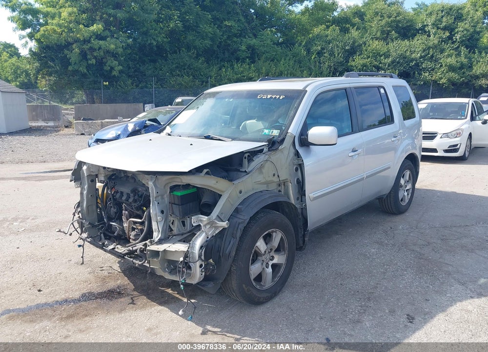2011 HONDA PILOT EX-L VIN: 5FNYF4H51BB028998