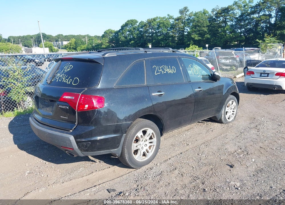 2009 ACURA MDX TECHNOLOGY PACKAGE VIN: 2HNYD28489H531816
