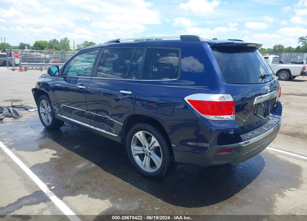 2011 TOYOTA HIGHLANDER LIMITED V6 VIN: 5TDDK3EH1BS080372