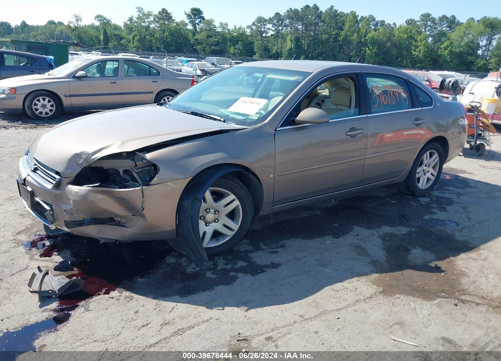 2007 CHEVROLET IMPALA LT VIN: 2G1WC58R379168919