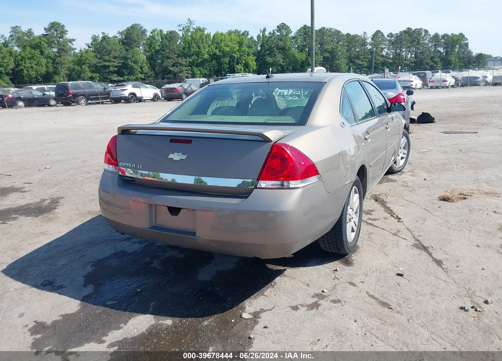 2007 CHEVROLET IMPALA LT VIN: 2G1WC58R379168919