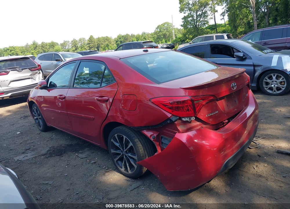 2017 TOYOTA COROLLA SE VIN: 2T1BURHE8HC908439