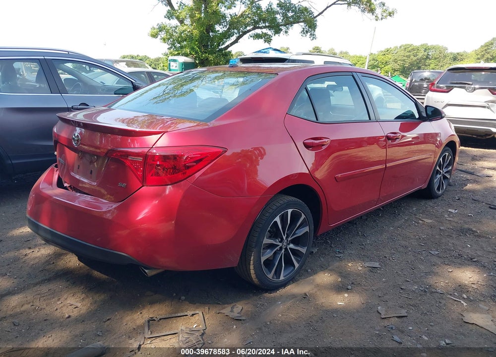 2017 TOYOTA COROLLA SE VIN: 2T1BURHE8HC908439
