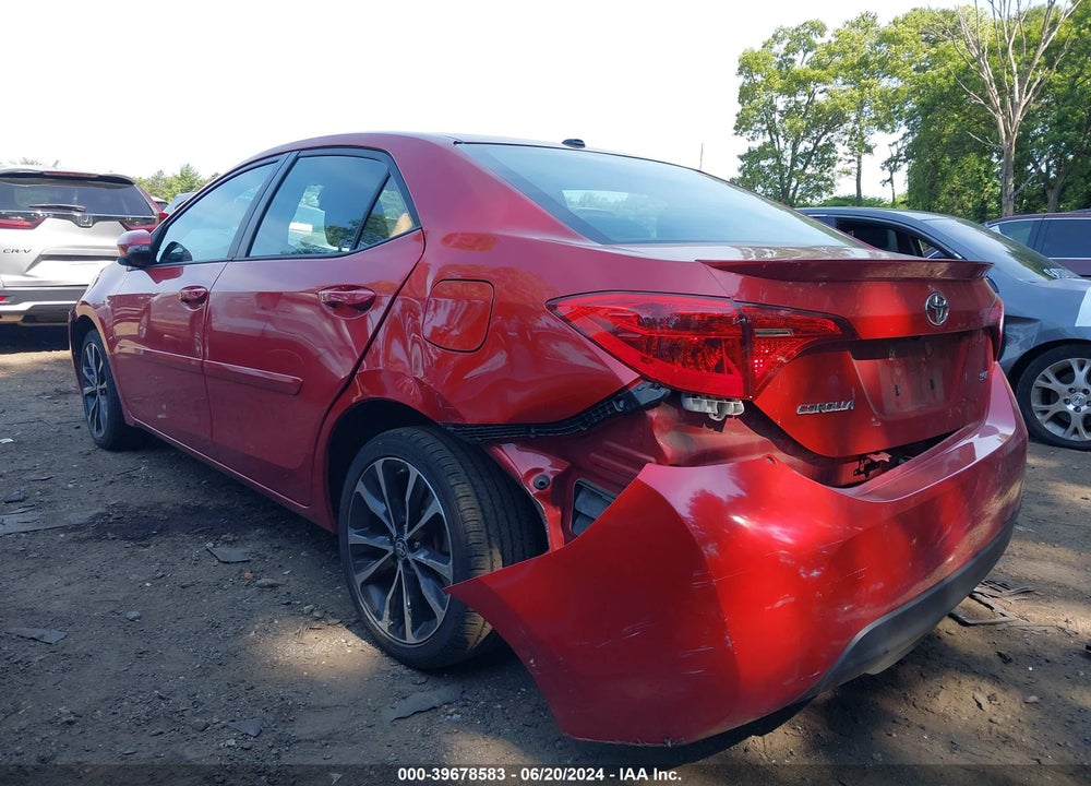 2017 TOYOTA COROLLA SE VIN: 2T1BURHE8HC908439