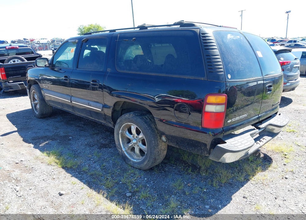 2000 CHEVROLET SUBURBAN 1500 LT VIN: 3GNFK16TXYG104439