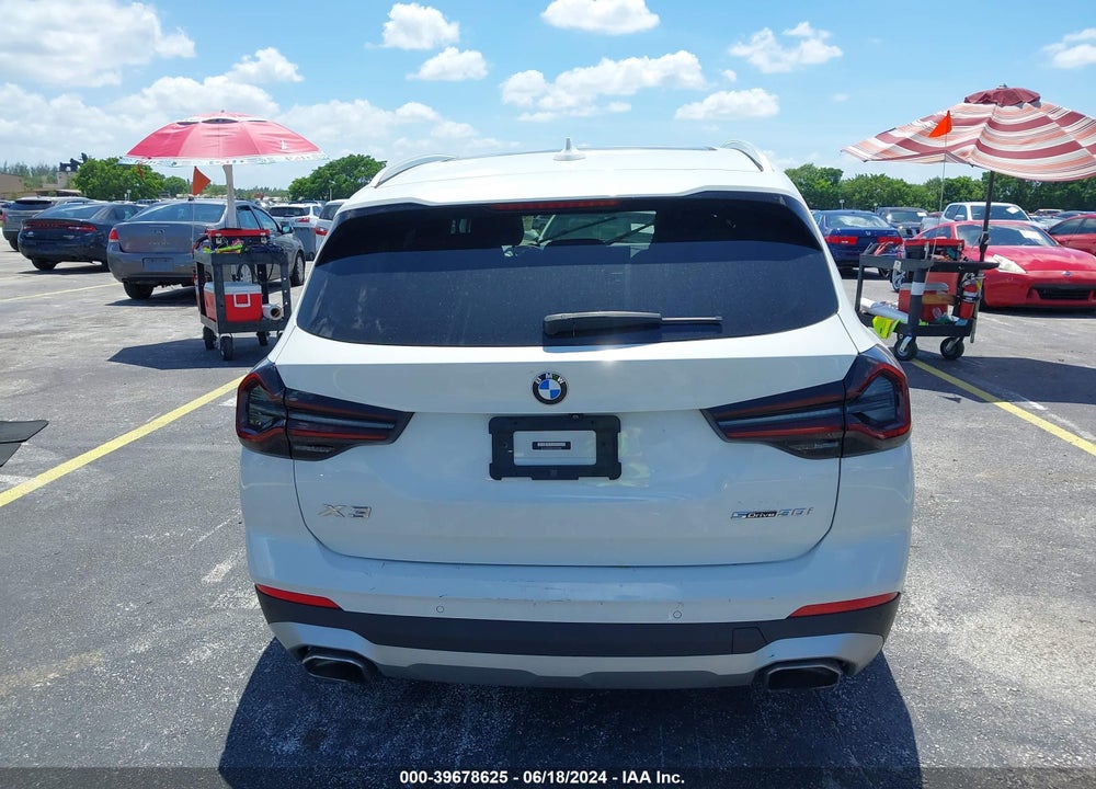 2022 BMW X3 SDRIVE30I VIN: 5UX43DP06N9J59886