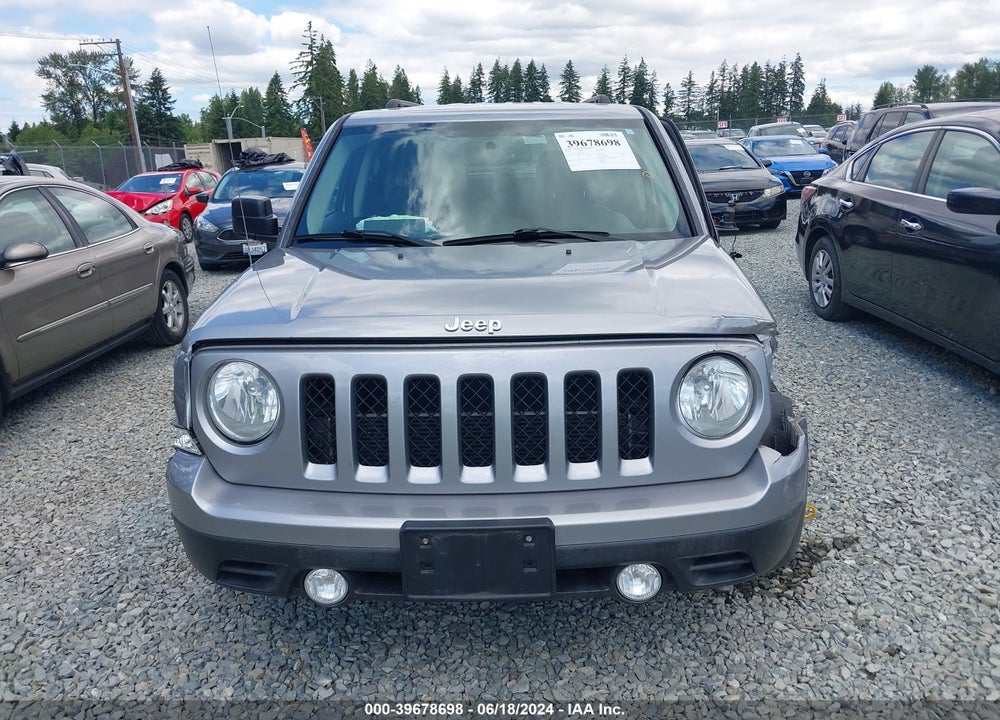 2016 JEEP PATRIOT LATITUDE VIN: 1C4NJRFB7GD722827