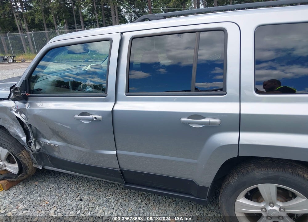 2016 JEEP PATRIOT LATITUDE VIN: 1C4NJRFB7GD722827