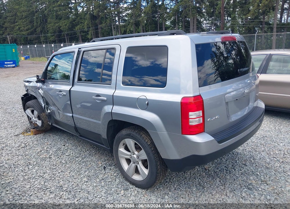 2016 JEEP PATRIOT LATITUDE VIN: 1C4NJRFB7GD722827