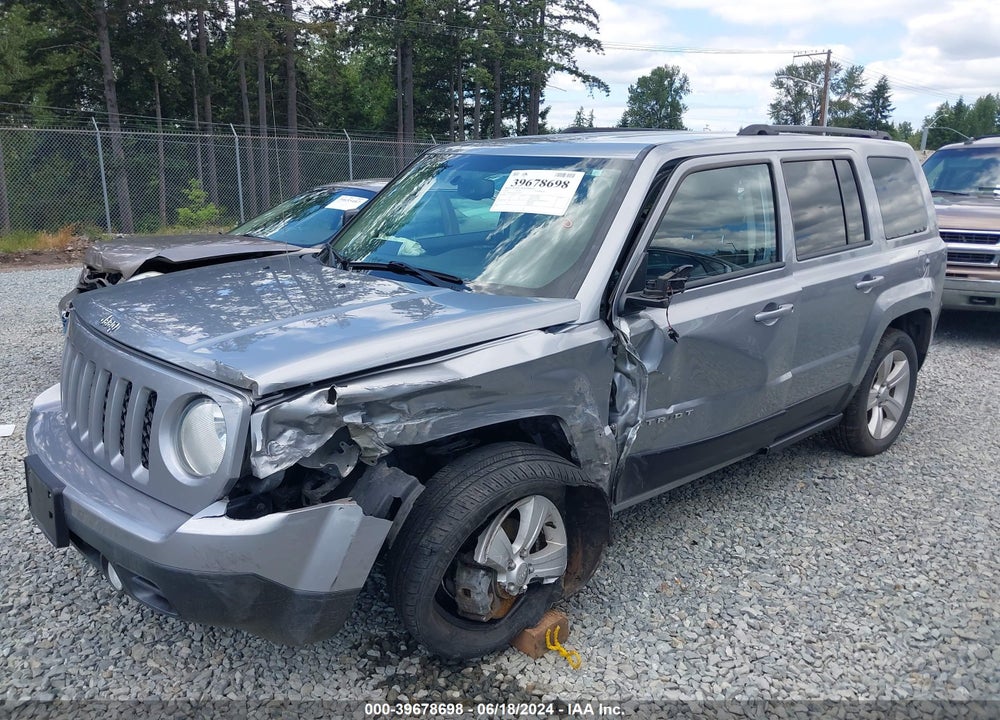 2016 JEEP PATRIOT LATITUDE VIN: 1C4NJRFB7GD722827