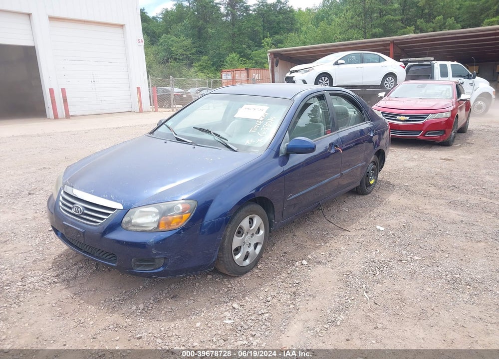 2009 KIA SPECTRA EX VIN: KNAFE221795633086