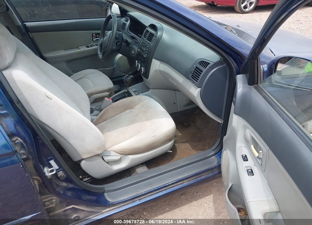 2009 KIA SPECTRA EX VIN: KNAFE221795633086