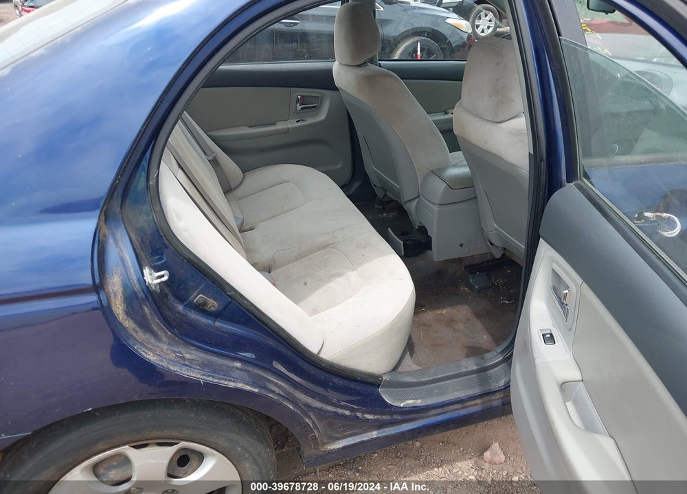2009 KIA SPECTRA EX VIN: KNAFE221795633086