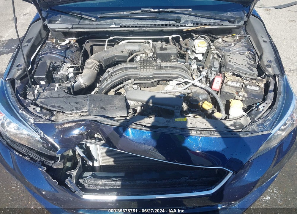 2019 SUBARU IMPREZA 2.0I VIN: 4S3GKAA68K3624163