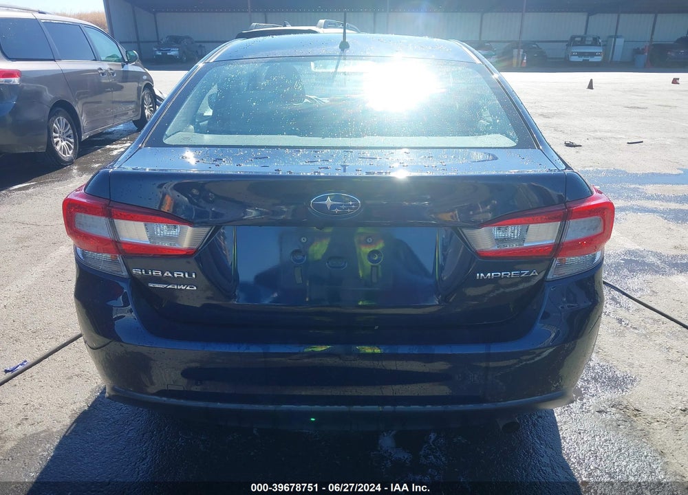 2019 SUBARU IMPREZA 2.0I VIN: 4S3GKAA68K3624163