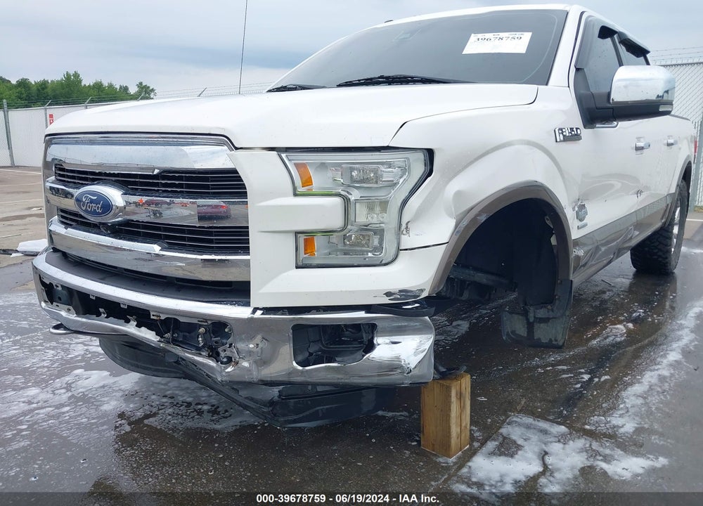 2015 FORD F-150 KING RANCH VIN: 1FTEW1EG9FFA28661