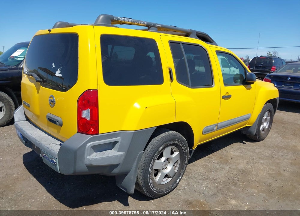 2006 NISSAN XTERRA S VIN: 5N1AN08U36C528986