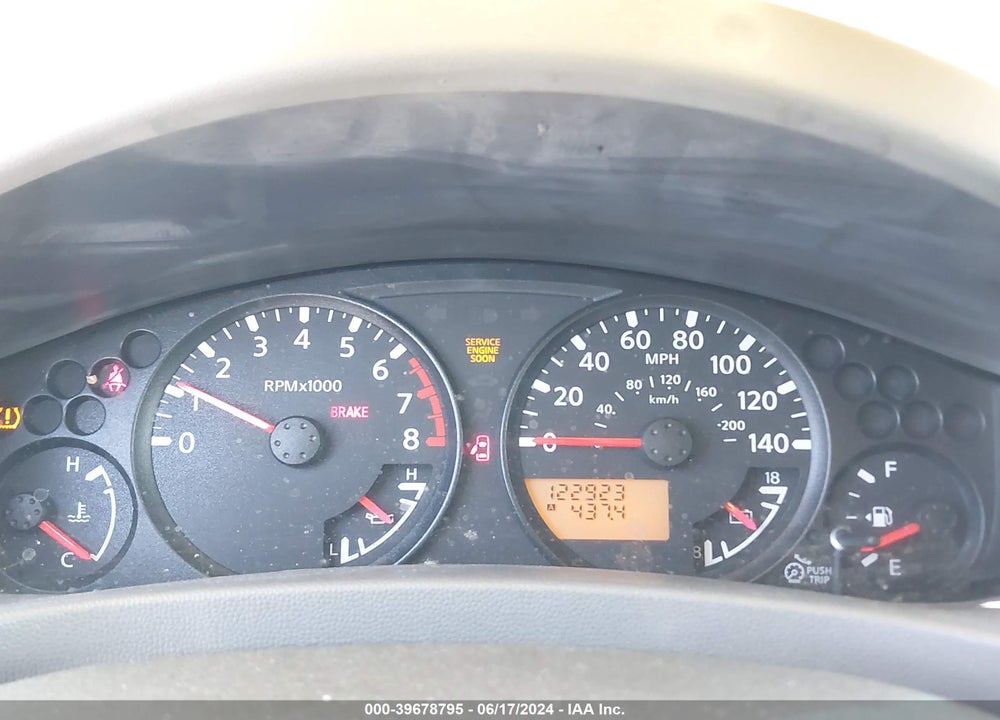 2006 NISSAN XTERRA S VIN: 5N1AN08U36C528986