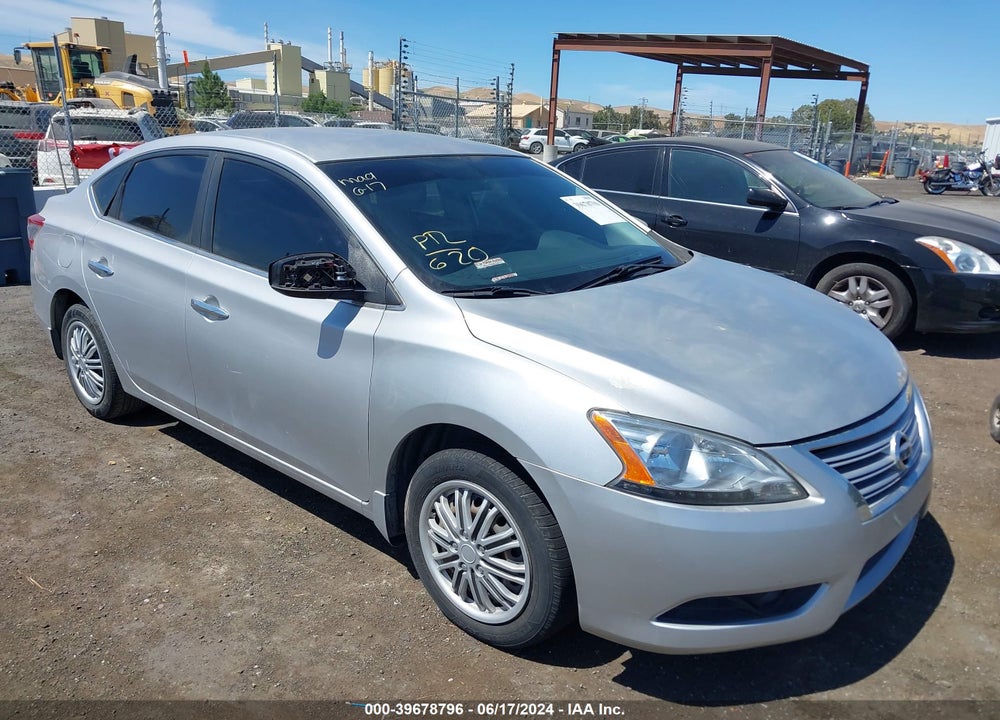 2015 NISSAN SENTRA S VIN: 3N1AB7AP7FY285591