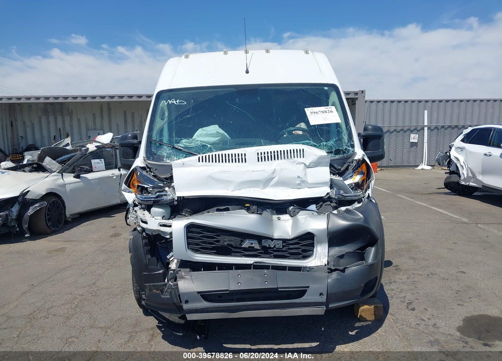 2021 RAM PROMASTER 2500 HIGH ROOF 159 WB VIN: 3C6LRVDG2ME555530