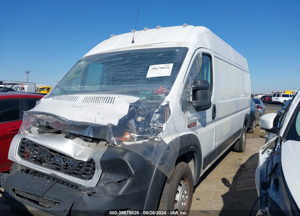 2021 RAM PROMASTER 2500 HIGH ROOF 159 WB VIN: 3C6LRVDG2ME555530