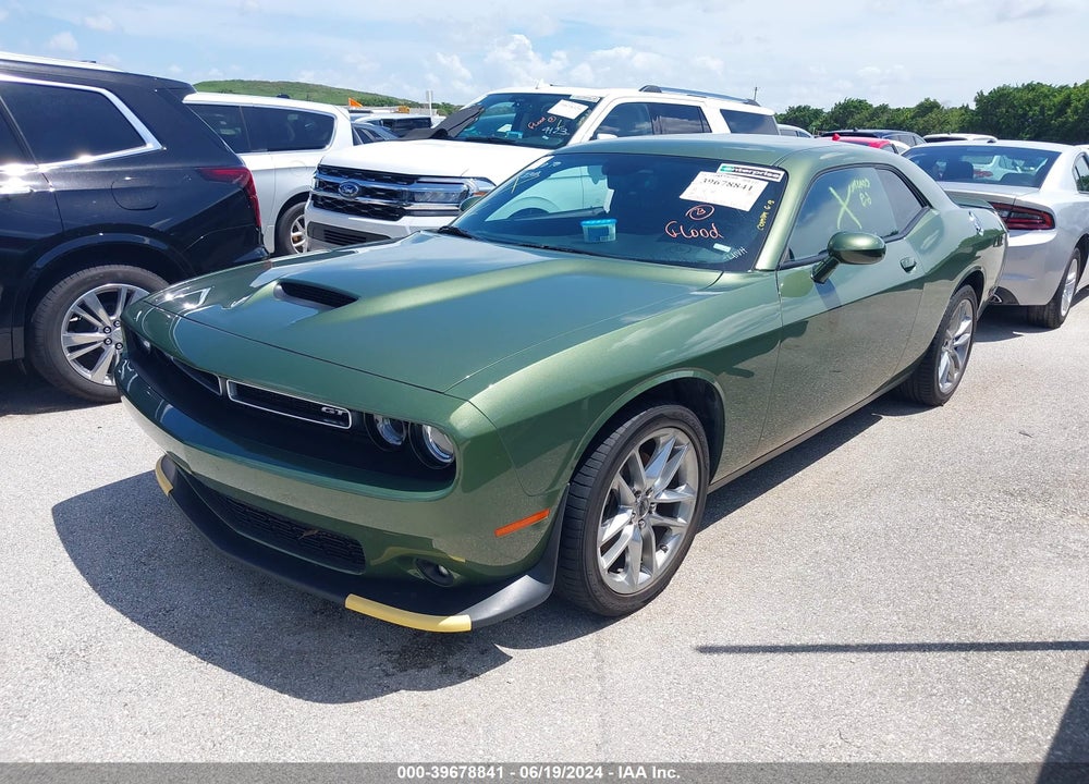 2022 DODGE CHALLENGER GT AWD VIN: 2C3CDZKG7NH242985