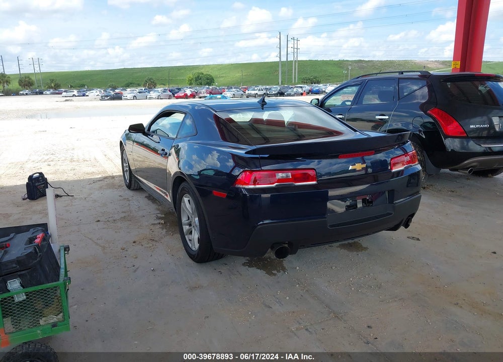 2015 CHEVROLET CAMARO 2LS VIN: 2G1FB1E31F9309772