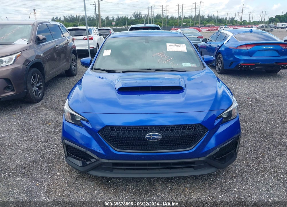 2022 SUBARU WRX PREMIUM VIN: JF1VBAF63N9016459