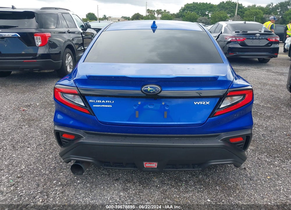 2022 SUBARU WRX PREMIUM VIN: JF1VBAF63N9016459