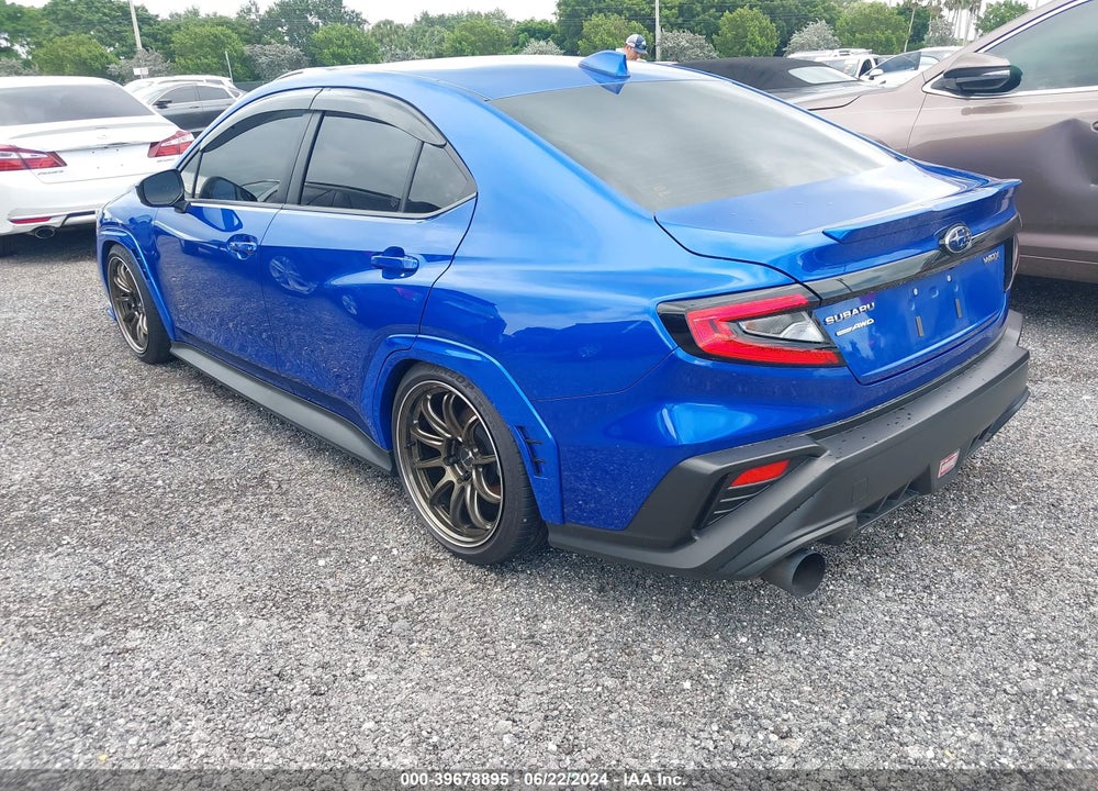 2022 SUBARU WRX PREMIUM VIN: JF1VBAF63N9016459