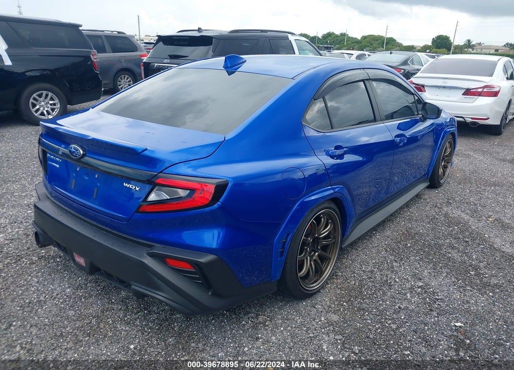 2022 SUBARU WRX PREMIUM VIN: JF1VBAF63N9016459