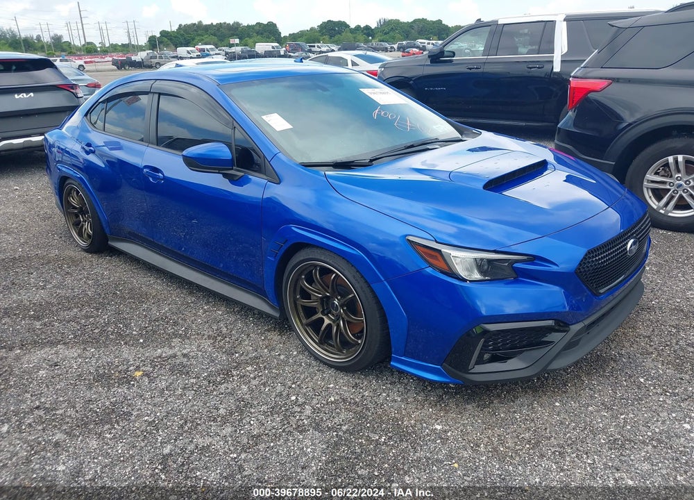 2022 SUBARU WRX PREMIUM VIN: JF1VBAF63N9016459