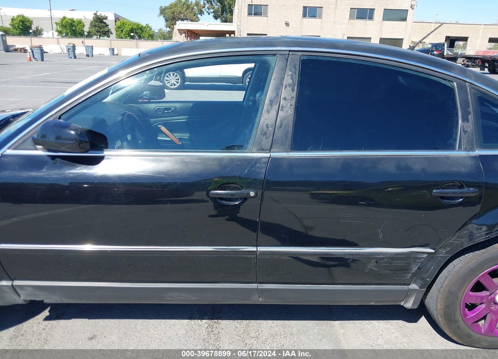 2001 VOLKSWAGEN PASSAT GLS V6 VIN: WVWPH63B71P088416