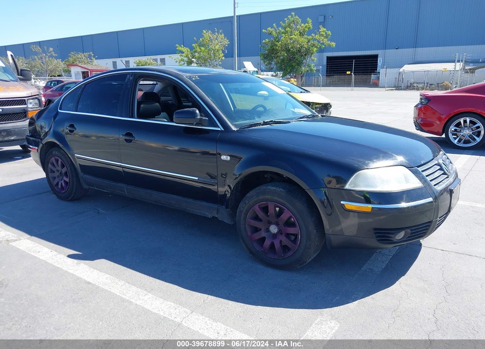 2001 VOLKSWAGEN PASSAT GLS V6 VIN: WVWPH63B71P088416