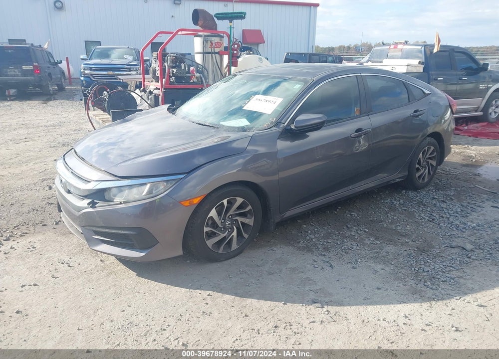 2018 HONDA CIVIC EX VIN: 2HGFC2F72JH541258