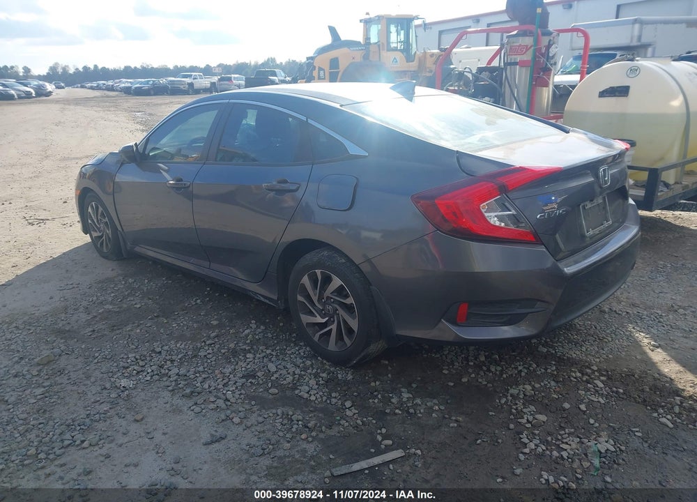2018 HONDA CIVIC EX VIN: 2HGFC2F72JH541258