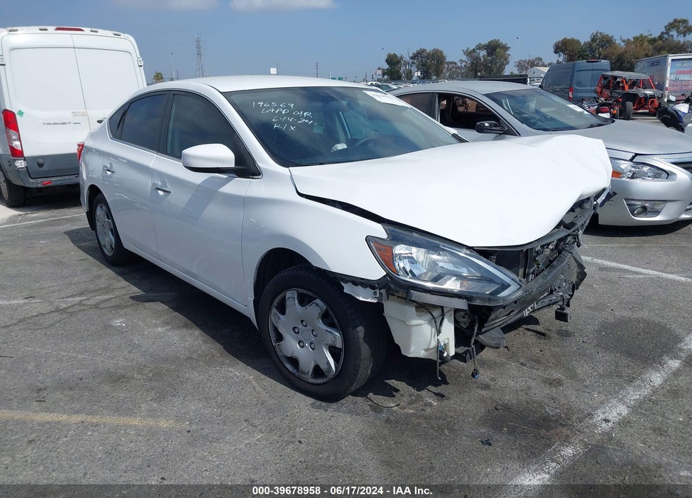 2018 NISSAN SENTRA S VIN: 3N1AB7AP8JY348772