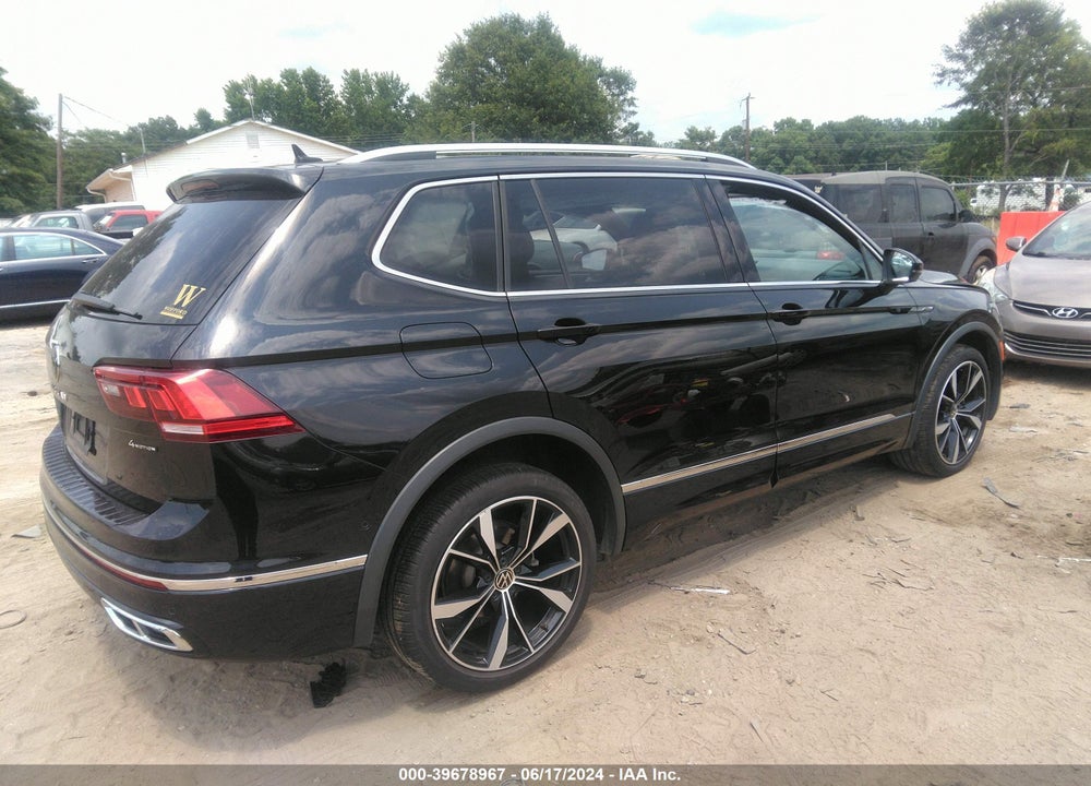 2022 VOLKSWAGEN TIGUAN 2.0T SEL R-LINE VIN: 3VV4B7AX5NM006351