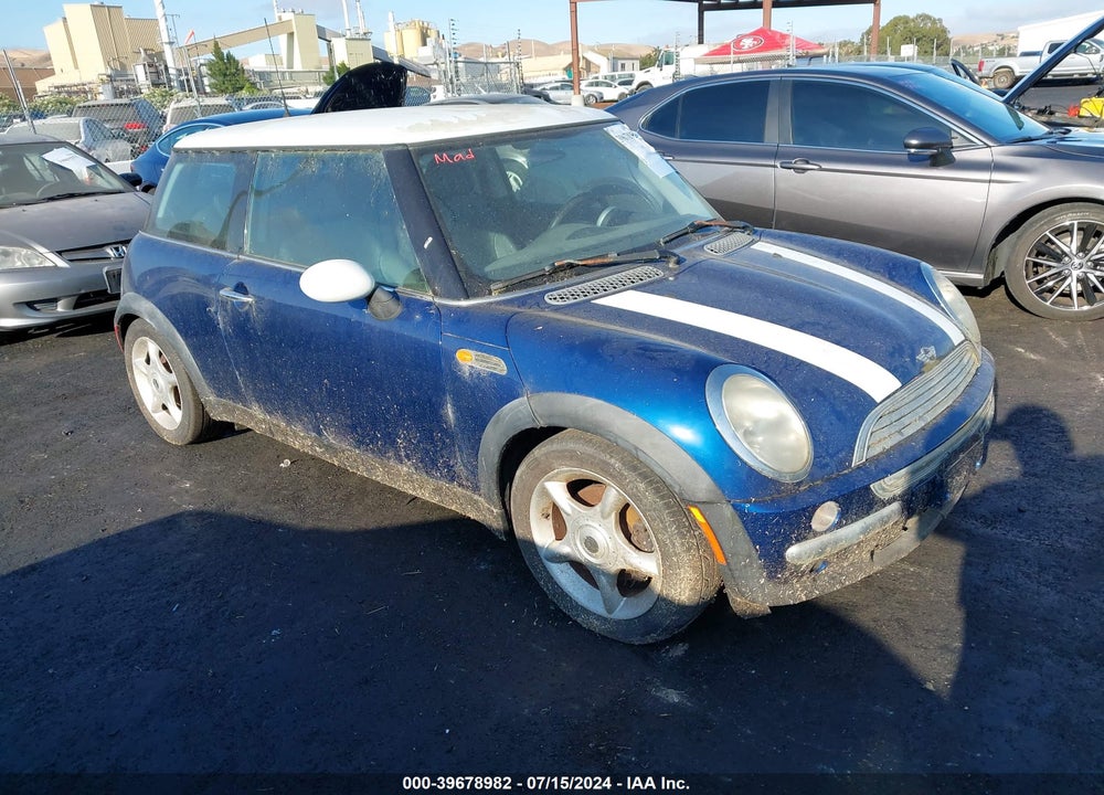 2002 MINI COOPER VIN: WMWRC33472TC32207