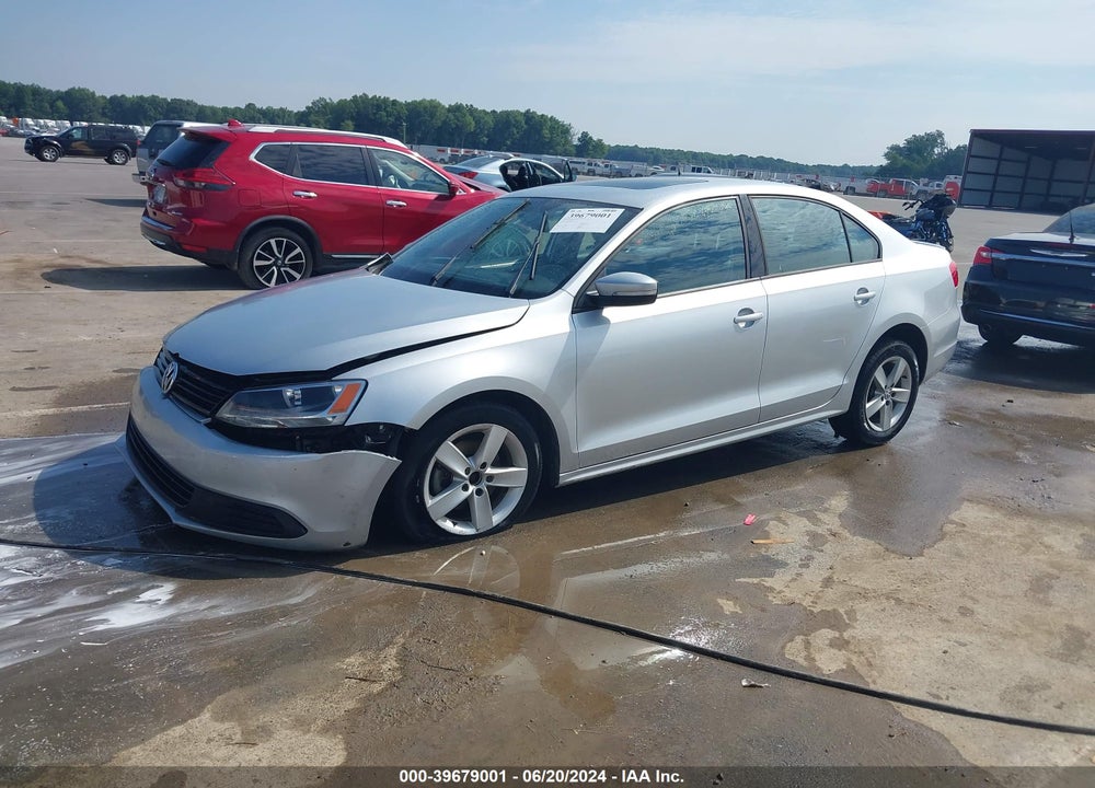 2012 VOLKSWAGEN JETTA 2.0L TDI VIN: 3VWLL7AJ7CM006557